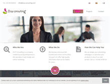 Tablet Screenshot of dcip-consulting.com